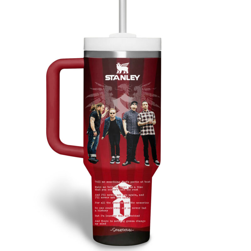 Shinedown Music Custom Stanley Quencher 40oz Stainless Steel Tumbler With Handle - Threewoofs - Image 5