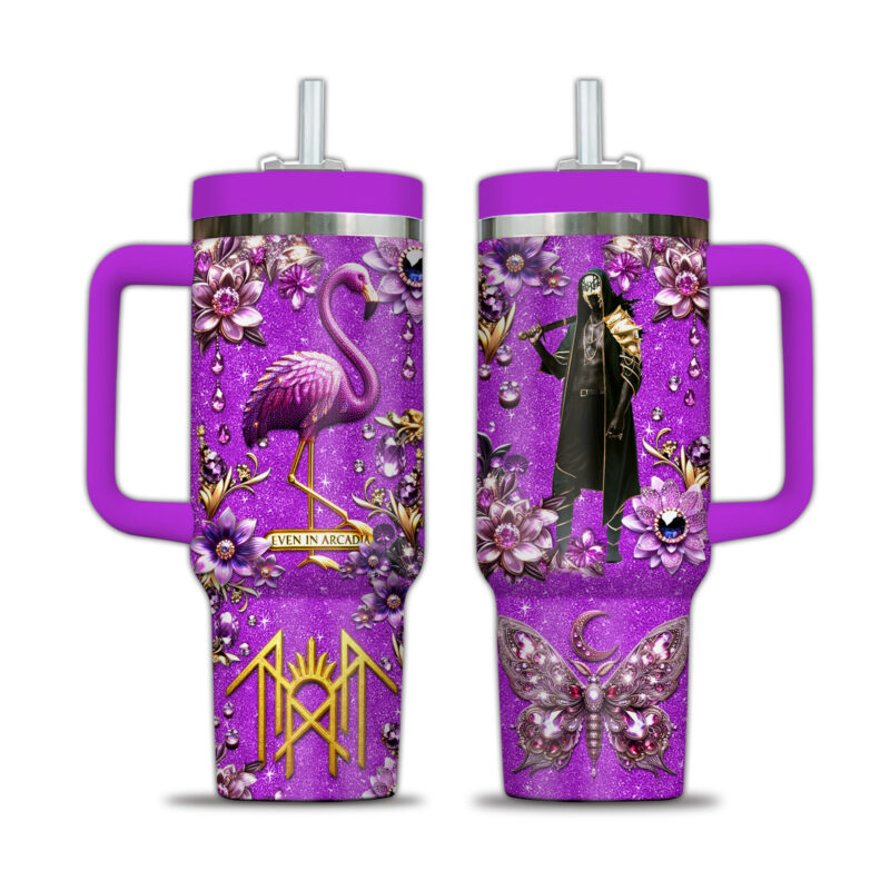 Sleep Token Music Custom Stanley Quencher 40oz Stainless Steel Tumbler With Handle - Threewoofs - Image 3