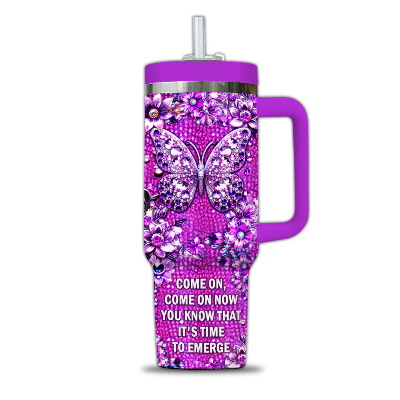 Sleep Token Music Custom Stanley Quencher 40oz Stainless Steel Tumbler With Handle - Threewoofs - Image 4