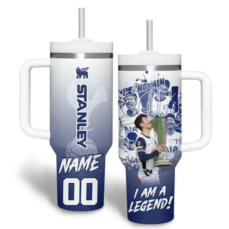 Son Heung-min Sports Custom Stanley Quencher 40oz Stainless Steel Tumbler With Handle - Threewoofs - Image 4