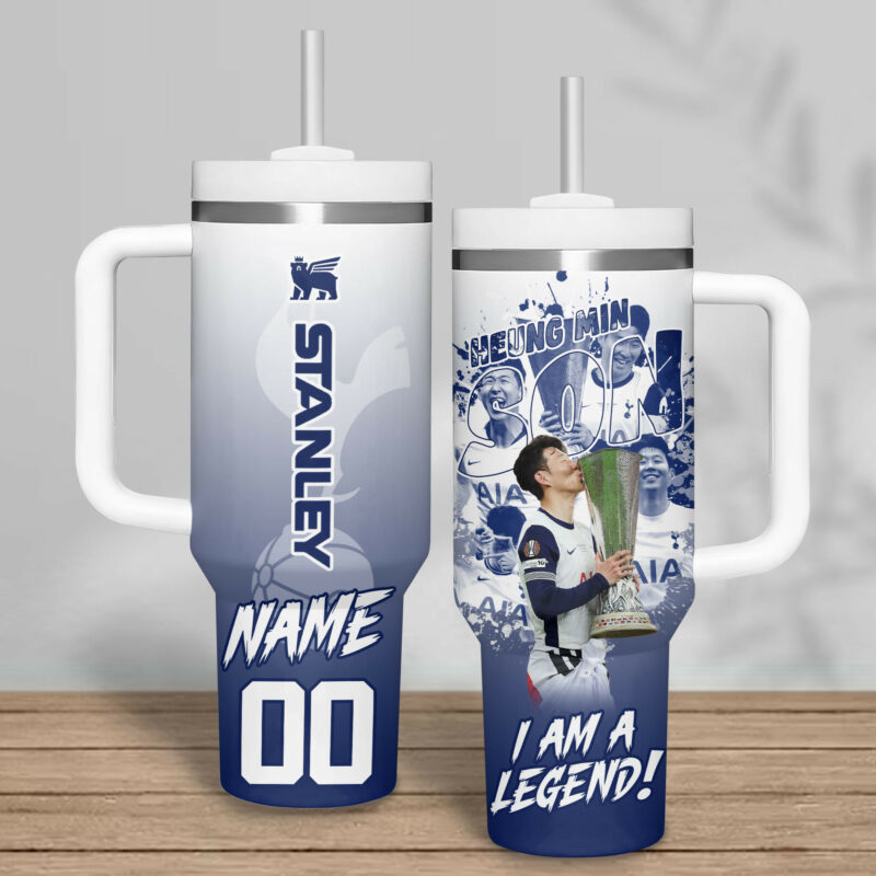 Son Heung-min Sports Custom Stanley Quencher 40oz Stainless Steel Tumbler With Handle - Threewoofs - Image 3