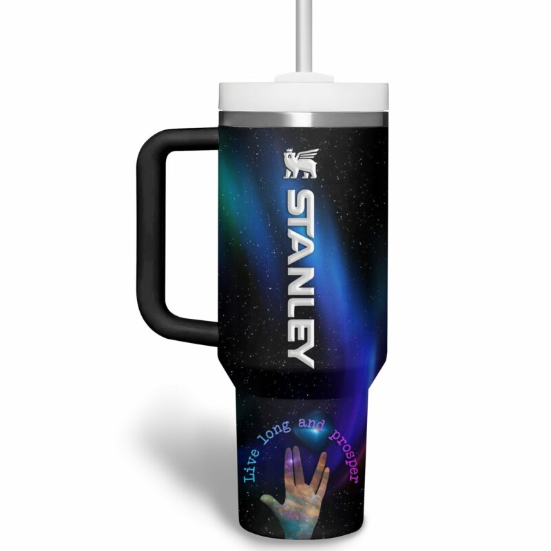 Star Trek Movies Custom Stanley Quencher 40oz Stainless Steel Tumbler With Handle - Threewoofs - Image 2