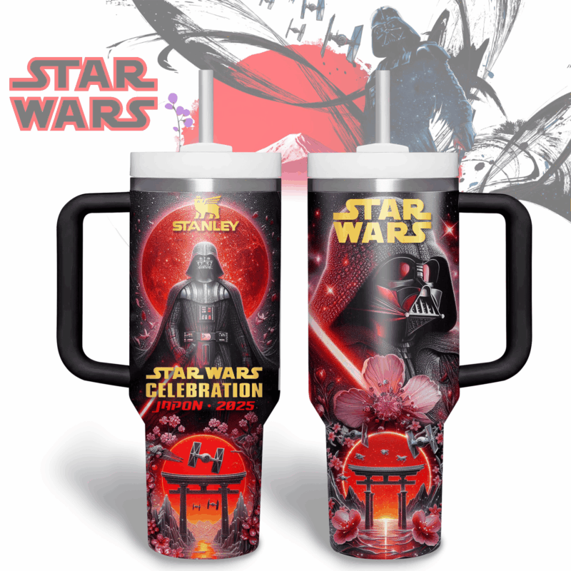 Star Wars Movies Custom Stanley Quencher 40oz Stainless Steel Tumbler With Handle - Threewoofs