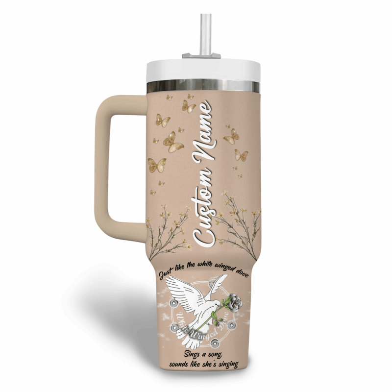 Stevie Nicks Music Custom Stanley Quencher 40oz Stainless Steel Tumbler With Handle - Threewoofs - Image 3