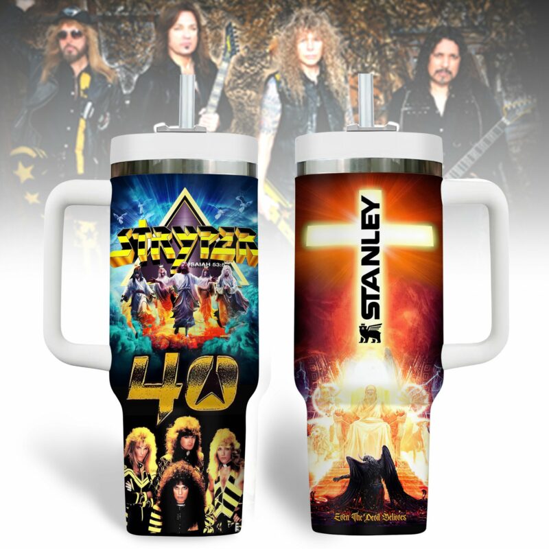 Stryper Band Music Custom Stanley Quencher 40oz Stainless Steel Tumbler With Handle - Threewoofs