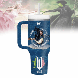 Wicked Movies Custom Stanley Quencher 40oz Stainless Steel Tumbler With Handle - Threewoofs