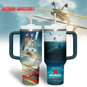 Mission: Impossible ‚Äì The Final Reckoning Movies Custom Stanley Quencher 40oz Stainless Steel Tumbler With Handle - Threewoofs