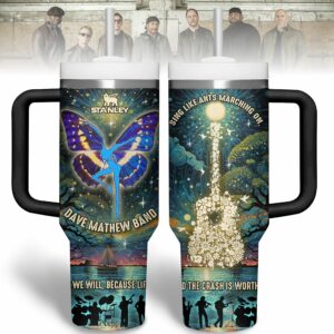 Dave Matthews Music Custom Stanley Quencher 40oz Stainless Steel Tumbler With Handle - Threewoofs