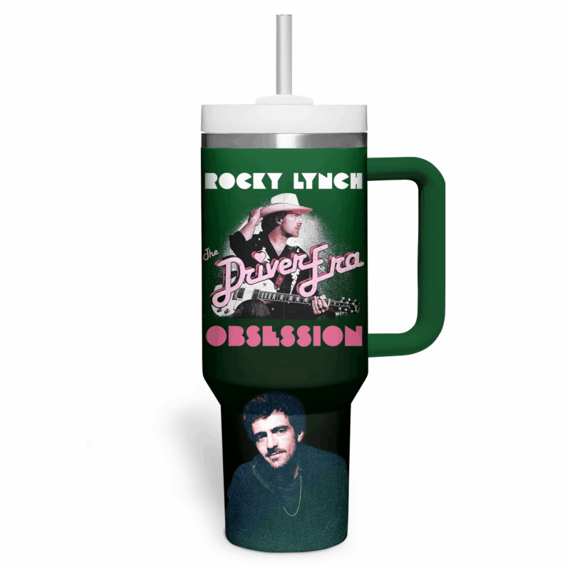 The Driver Era Music Custom Stanley Quencher 40oz Stainless Steel Tumbler With Handle - Threewoofs - Image 4