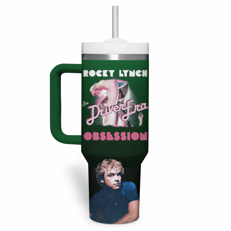 The Driver Era Music Custom Stanley Quencher 40oz Stainless Steel Tumbler With Handle - Threewoofs - Image 3