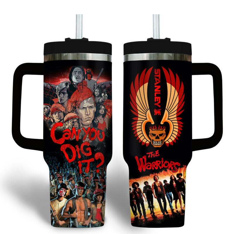 The Warriors Movies Custom Stanley Quencher 40oz Stainless Steel Tumbler With Handle - Threewoofs - Image 3