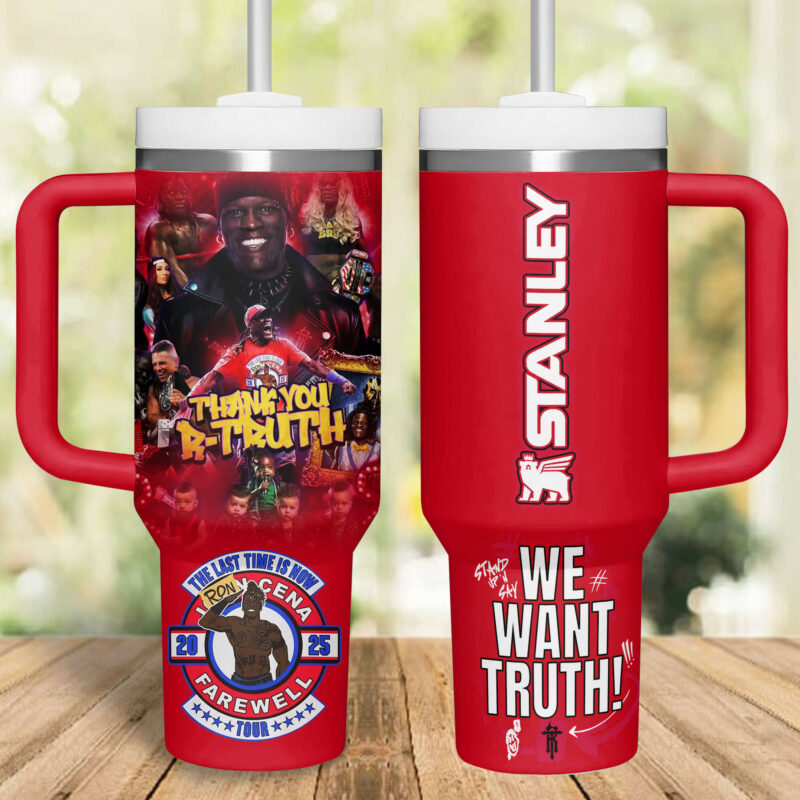We Want Truth Sports Custom Stanley Quencher 40oz Stainless Steel Tumbler With Handle - Threewoofs - Image 6