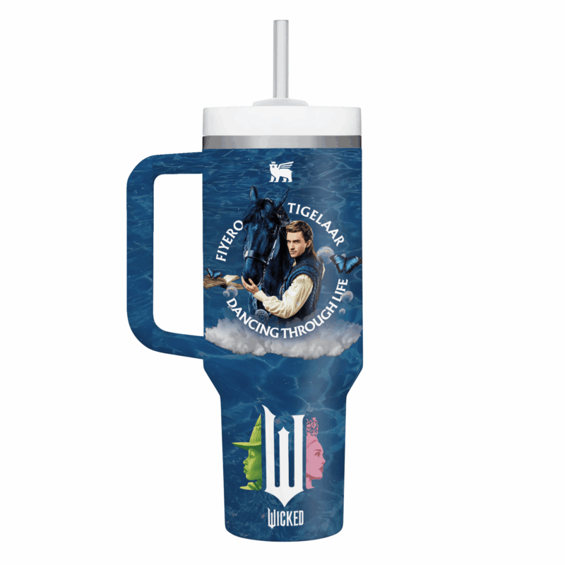 Wicked Movies Custom Stanley Quencher 40oz Stainless Steel Tumbler With Handle - Threewoofs - Image 2