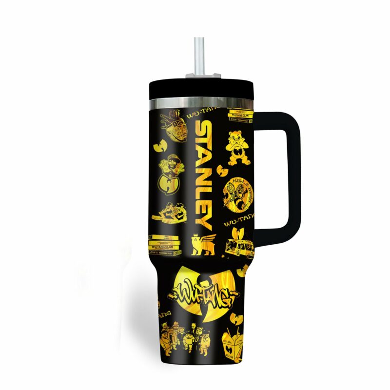 Wu-Tang Clan Music Custom Stanley Quencher 40oz Stainless Steel Tumbler With Handle - Threewoofs - Image 3