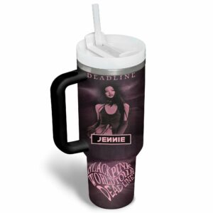 Blackpink Music Custom Stanley Quencher 40oz Stainless Steel Tumbler With Handle - Threewoofs