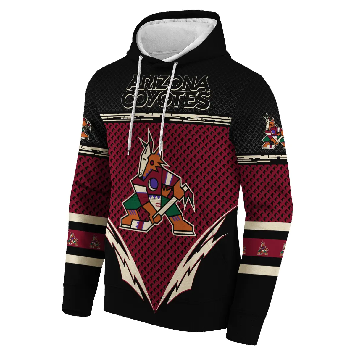 Arizona Coyotes National Hockey League All Over Prints BLNHL010924ACHD - Hoodie - Image 2