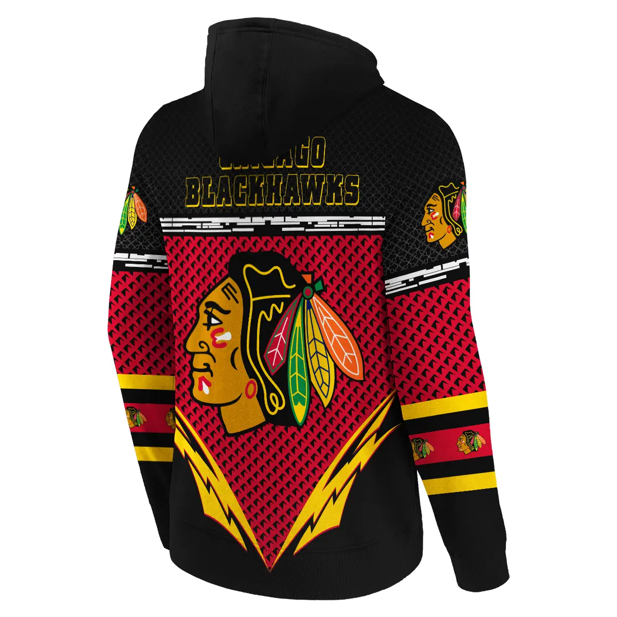 Chicago Blackhawks National Hockey League All Over Prints BLNHL010924CBHD - Hoodie - Image 3