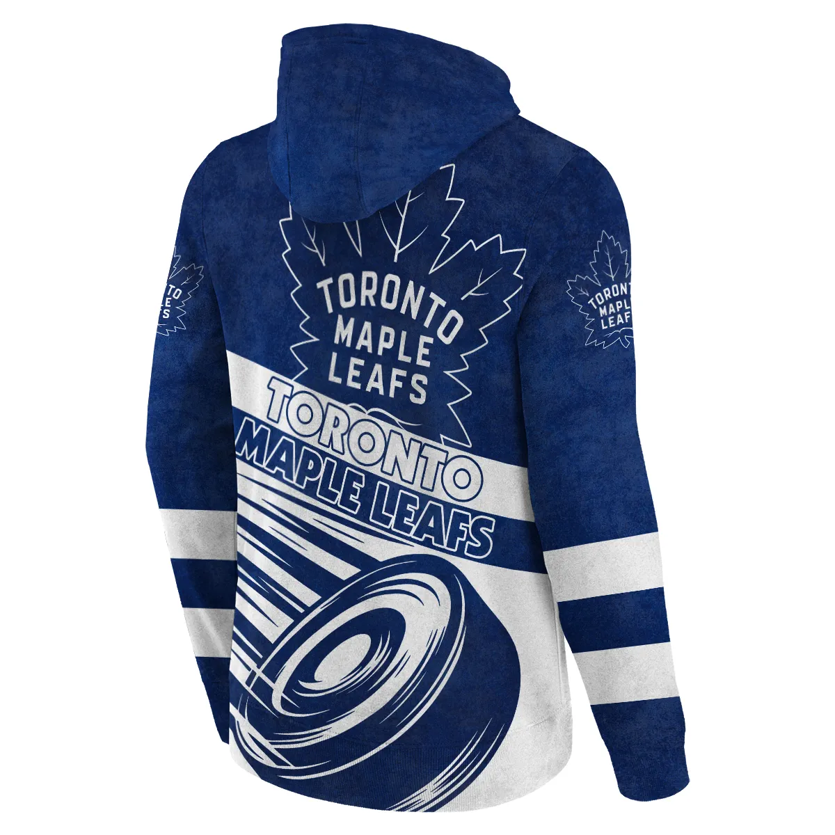 Ice Hockey Puck Toronto Maple Leafs National Hockey League All Over Prints BLNHL020924TMLHD - Hoodie - Image 3
