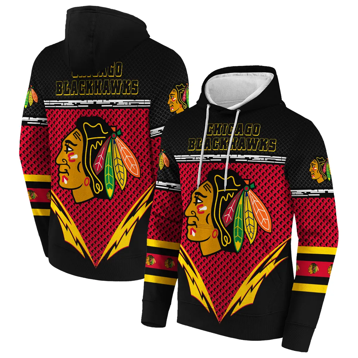 Chicago Blackhawks National Hockey League All Over Prints BLNHL010924CBHD - Hoodie