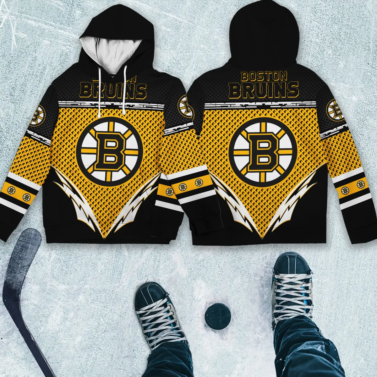 Boston Bruins National Hockey League All Over Prints BLNHL010924BBHD - Hoodie - Image 4