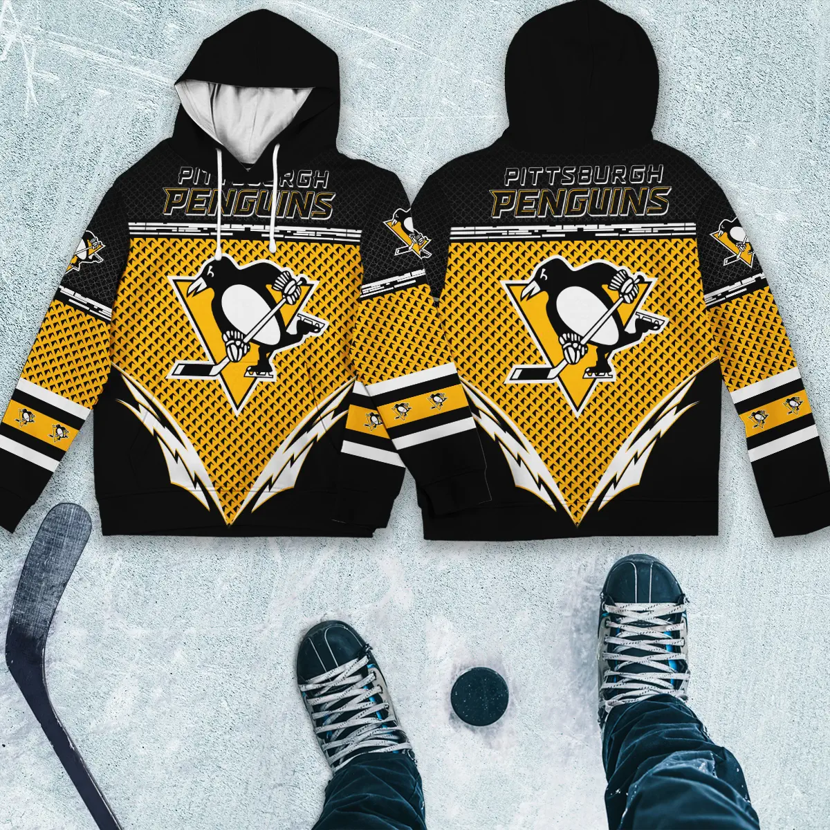 Pittsburgh Penguins National Hockey League All Over Prints BLNHL010924PPHD - Hoodie - Image 4