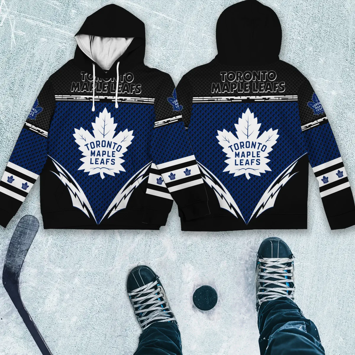 Toronto Maple Leafs National Hockey League All Over Prints BLNHL010924TMLHD - Hoodie - Image 4