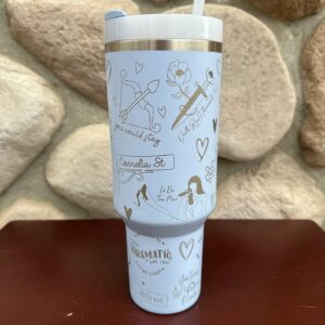 Taylor Swift Music Custom Stanley Quencher 40oz Stainless Steel Tumbler - Threewoofs
