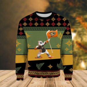 Anaheim Ducks Cartoon Funny Ugly Christmas Sweater, NHL Christmas Sweater