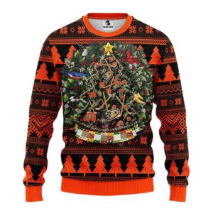 Anaheim Ducks Tree Ball Ugly Christmas Sweater, NHL Christmas Sweater