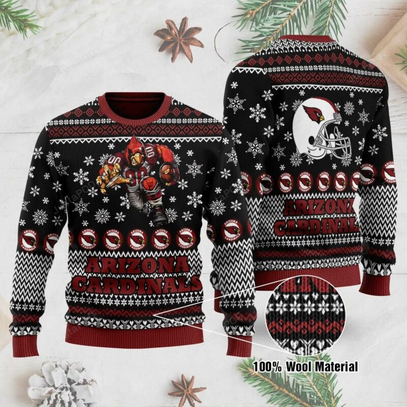 Arizona Cardinals American Football Ugly Christmas Sweater, NFL Christmas Sweater