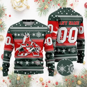 NHL Arizona Coyotes | Personalized Name & Number Unisex Sweater For Christmas Season