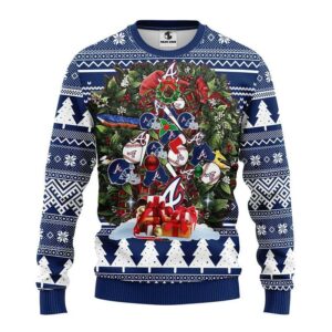 Atlanta Braves Tree Christmas Ugly Christmas Sweater, MLB Christmas Sweater