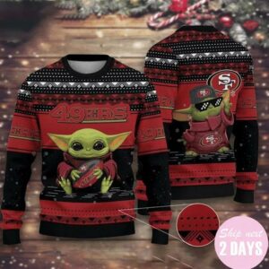 Baby Yoda San Francisco 49Ers Ugly Christmas Sweater, NFL Christmas Sweater