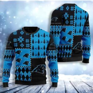 Carolina Pantherss Best Christmas Gift For Panthers Fans Ugly Christmas Sweater, NFL Christmas Sweater