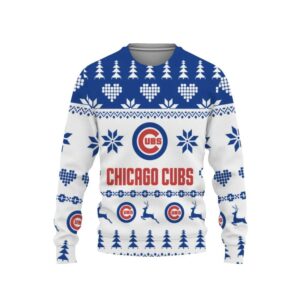 Chicago Cubs Merry Christmas Ugly Christmas Sweater, MLB Christmas Sweater