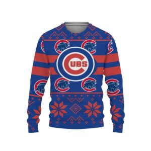 Chicago Cubs Ugly Christmas Sweater, MLB Christmas Sweater