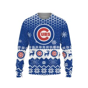 Chicago Cubs Ugly Christmas Sweater, MLB Christmas Sweater