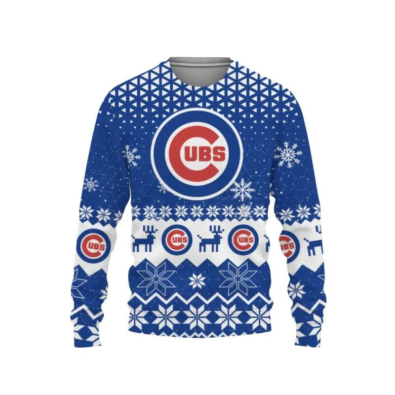 Chicago Cubs Ugly Christmas Sweater, MLB Christmas Sweater