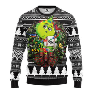 Chicago White Sox Grinch Hug Ugly Christmas Sweater, Grinch Xmas Sweater