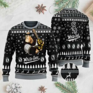 Chicago White Sox Mascot Ugly Christmas Sweater, MLB Christmas Sweater