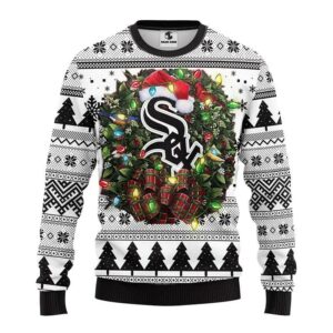 Chicago White Sox Santa Hat Ugly Christmas Sweater, MLB Christmas Sweater