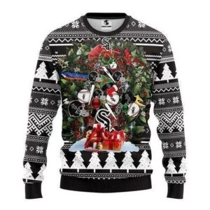 Chicago White Sox Tree Christmas Ugly Sweater, MLB Christmas Sweater