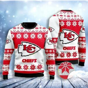 Christmas For Fans Kansas City Chiefs Ugly Christmas Sweater, NFL Christmas Sweater