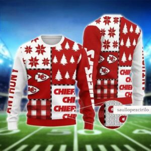 Christmas Kansas City Chiefs Ugly Sweater, NFL Christmas Sweater