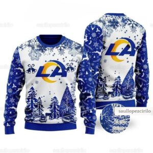 Christmas Los Angeles Rams Ugly Christmas Sweater, NFL Christmas Sweater