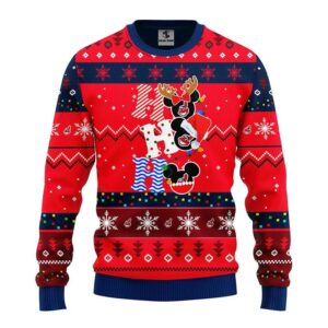Cleveland Indians Hohoho Ugly Christmas Sweater, MLB Christmas Sweater