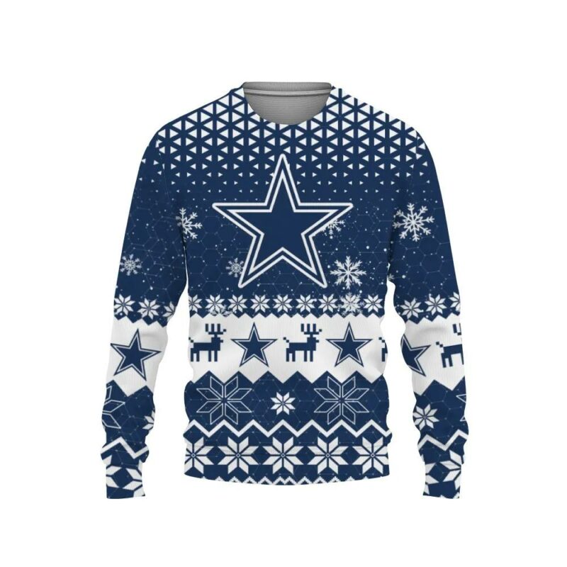 Dallas Cowboys Sports Football American Ugly Christmas Sweater, NFL Christmas Sweater