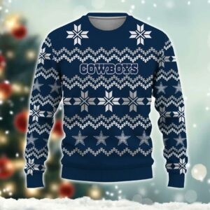 Dallas Cowboys Ugly Christmas Sweater, NFL Christmas Sweater