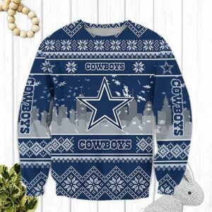 Dallas Cowboys Ugly Christmas Sweater, Christmas Sweater Dallas Cowboys