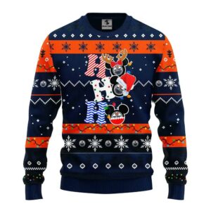 Edmonton Oilers Hohoho Ugly Christmas Sweater, NHL Christmas Sweater